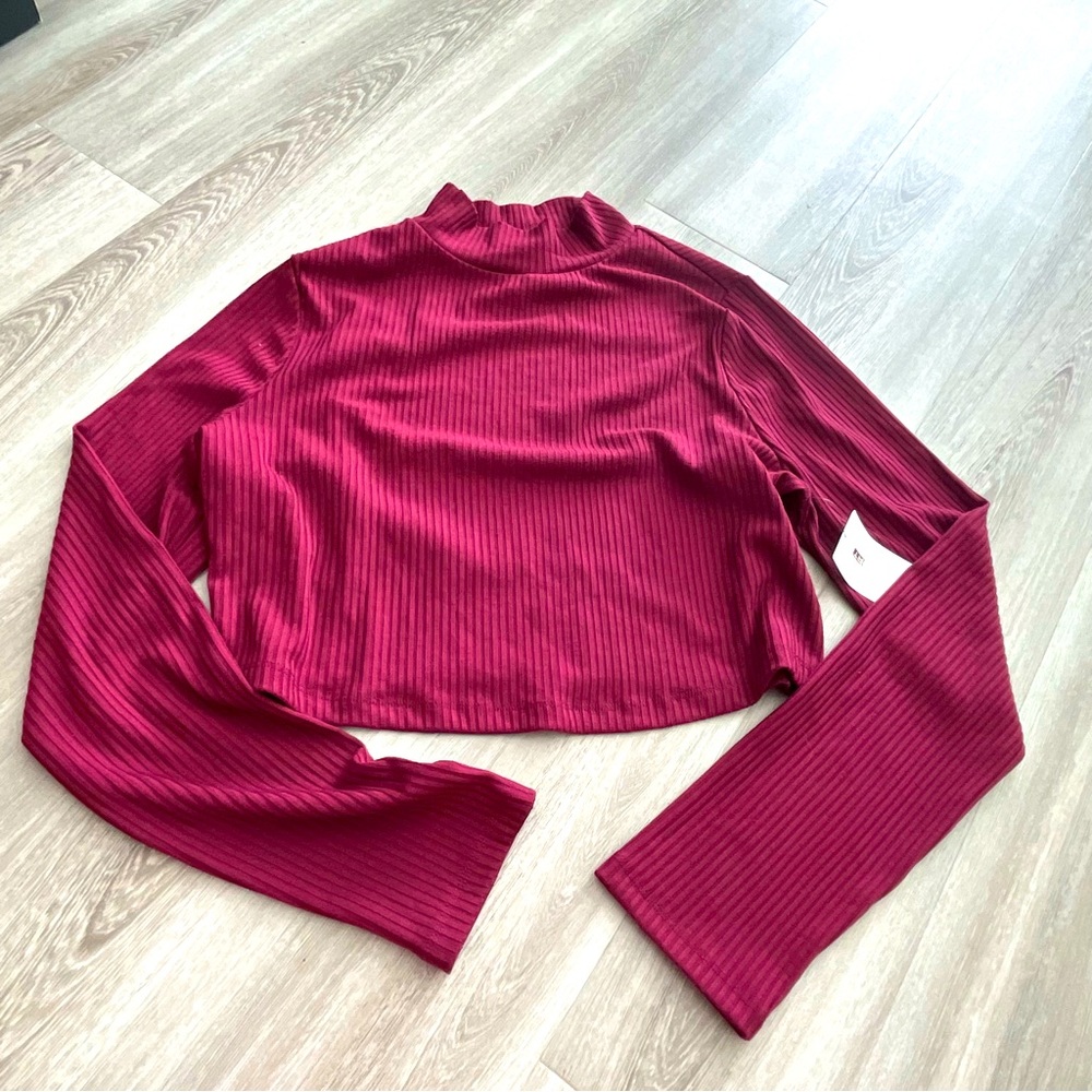 NWT- 2 Fashion Nova Ribbed Crop Top 2X